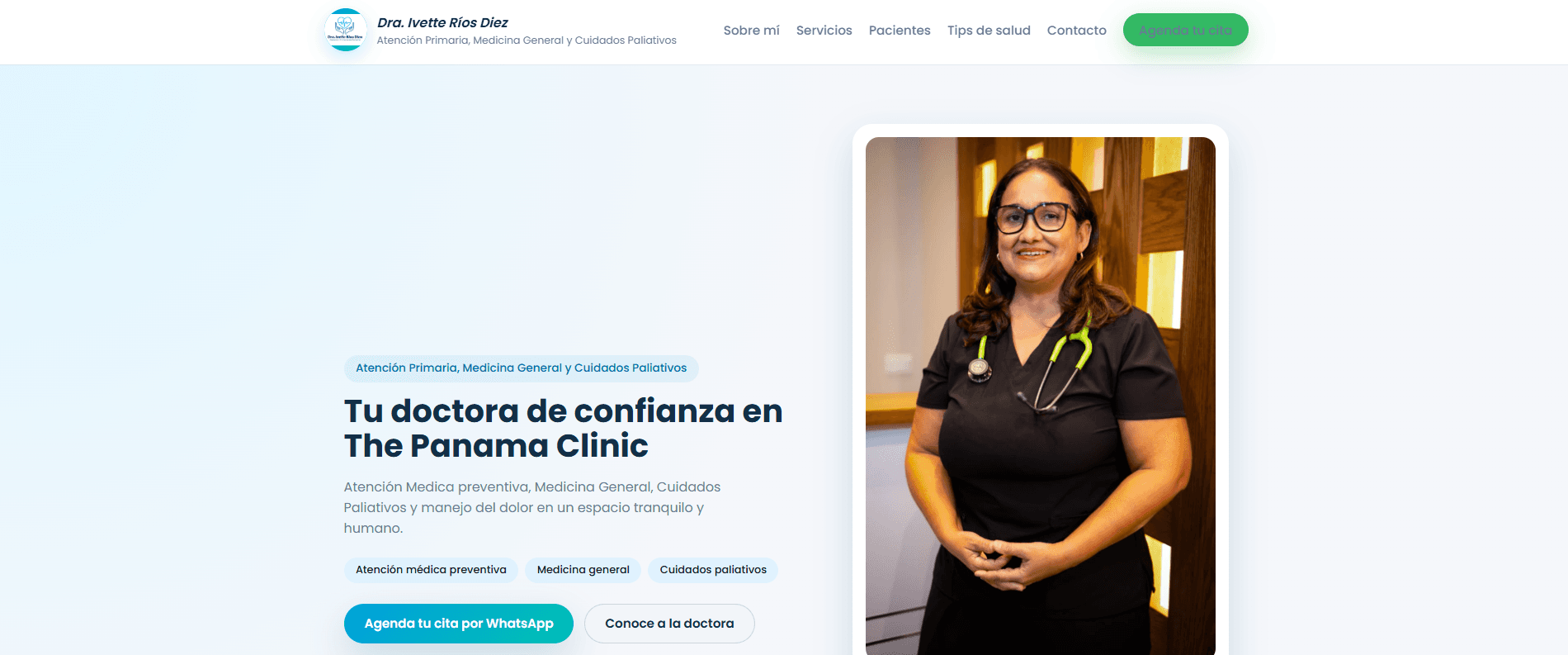 Vista de Web de firma