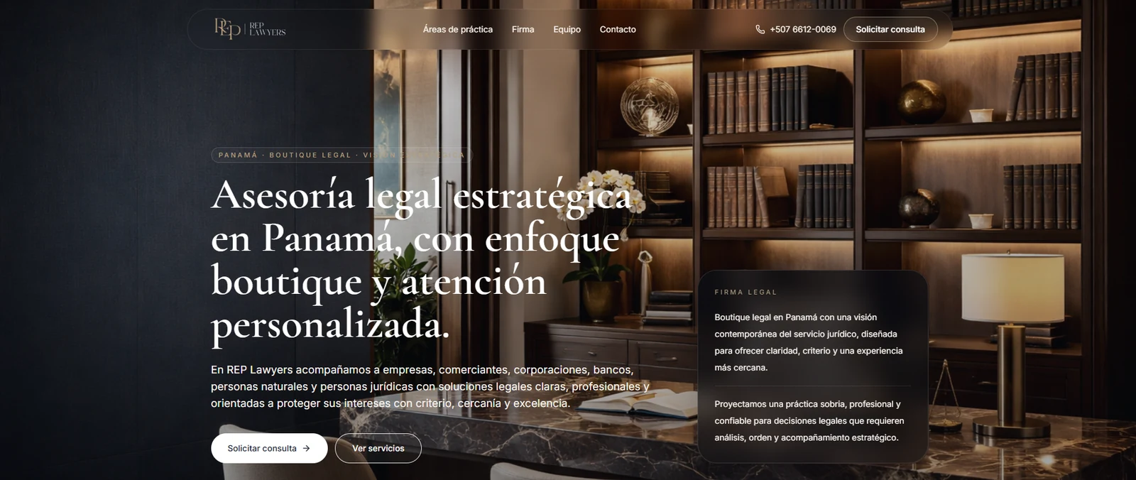Vista previa del proyecto REP Lawyer